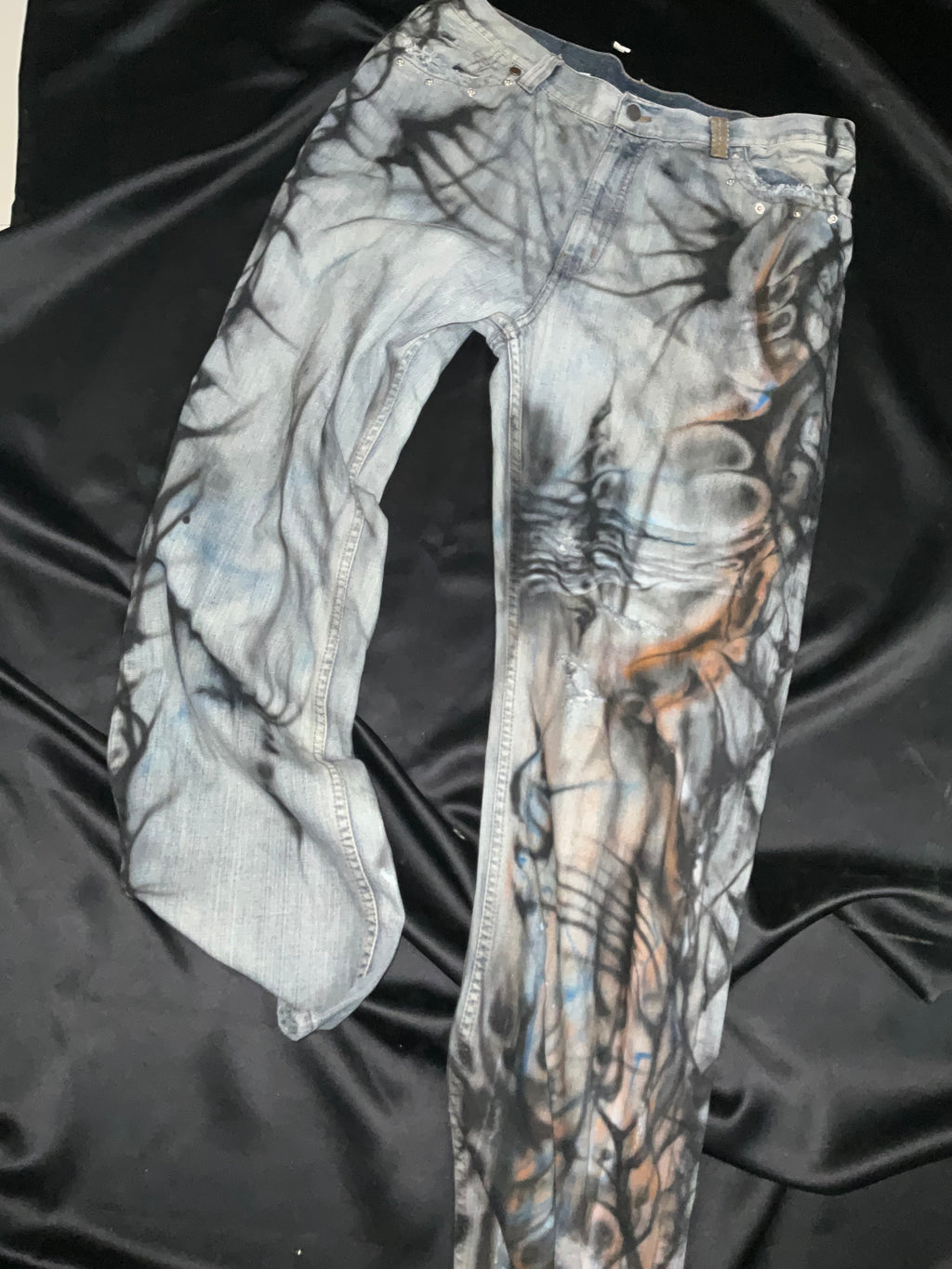 Custom Light Blue Denim Jeans