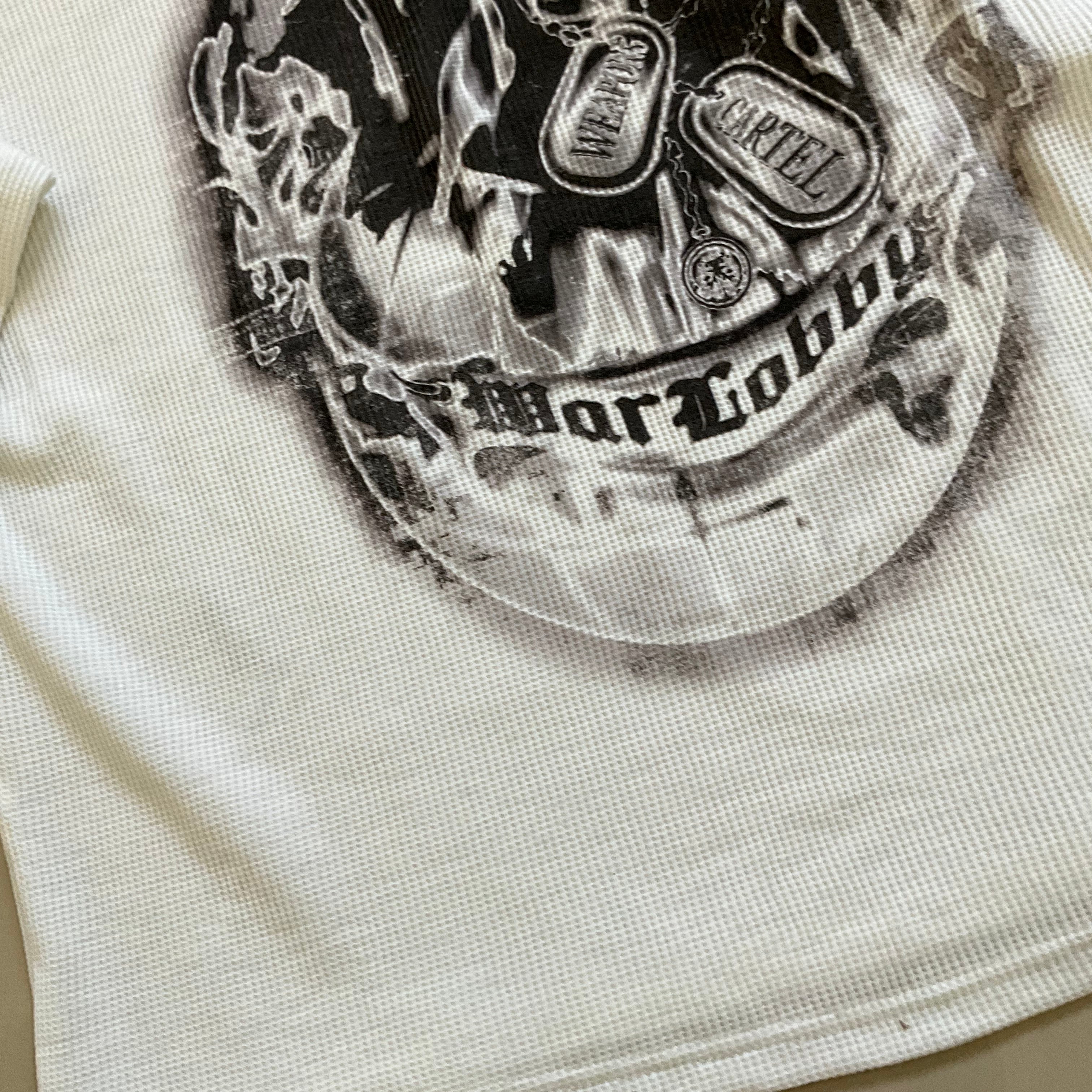 WC WAFFLE KNIT FULL SLEEVE TEE