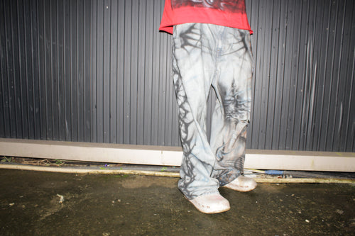 Custom Light Blue Denim Jeans
