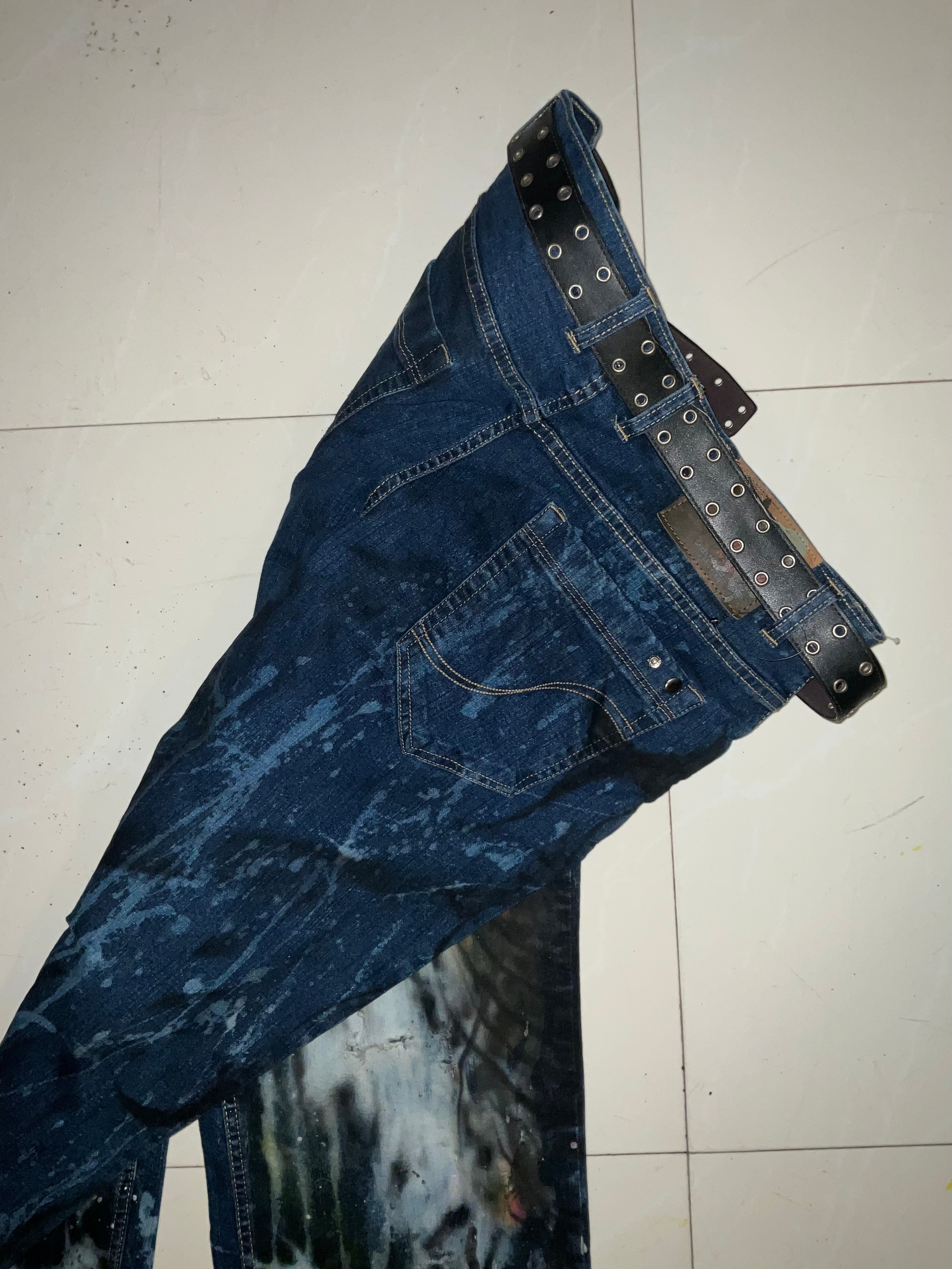 Custom Blue Denim Jeans