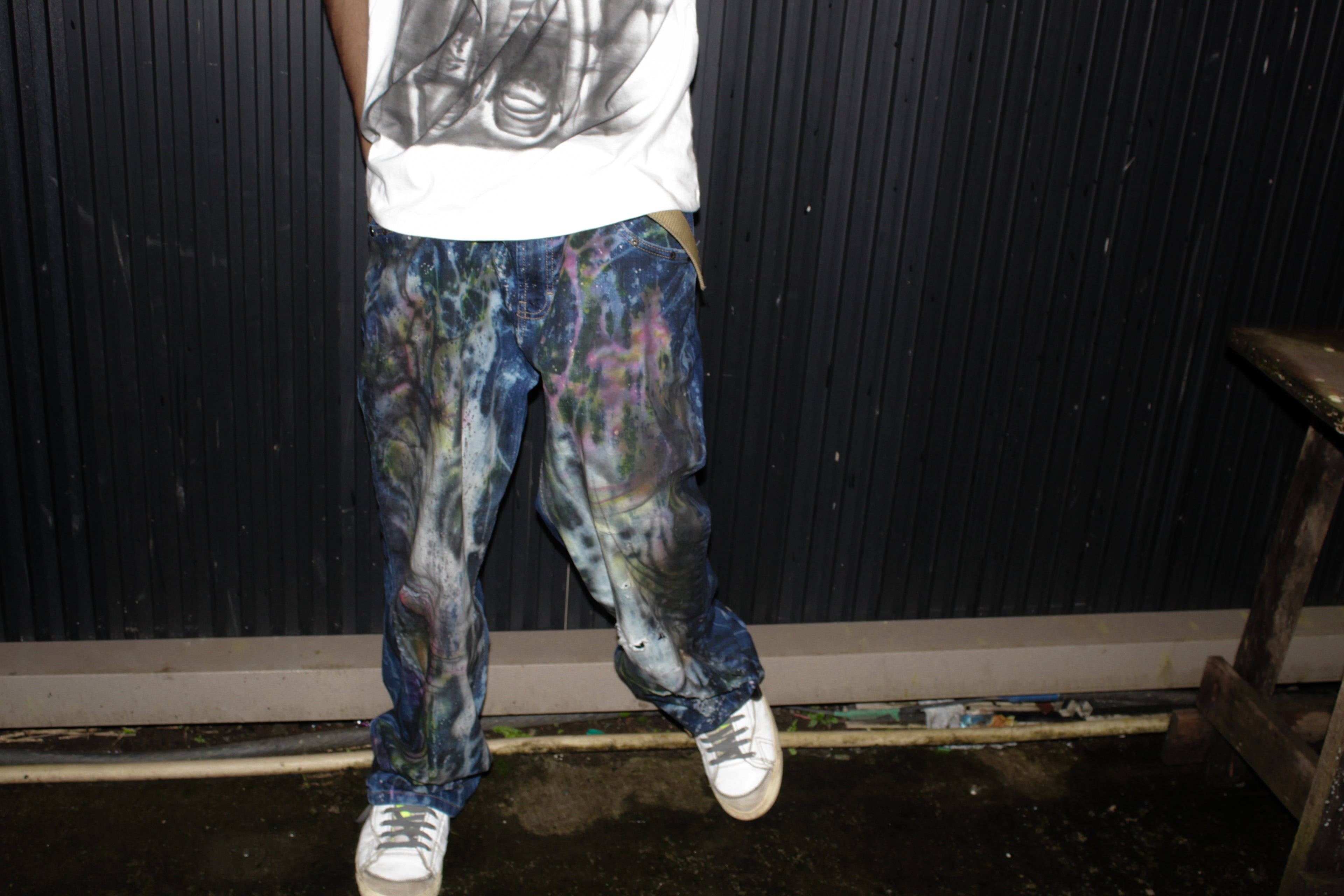 Custom Blue Denim Jeans